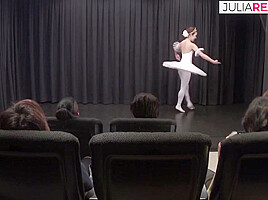 Skinny Ballet Gets Pussy Licked Then Fucked By Two Monster Cocks