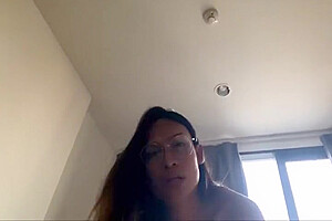 Skinny Nerdy Shemale Wrecking Her Mans Ass