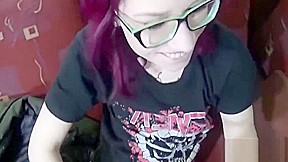 Skinny redhead emo stocking teen 18+ pov fuck by huge cock black