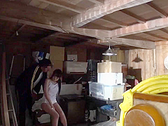 Slim Asian Babe With Perky Tits Fucked In The Garage