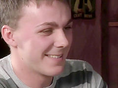 Slut boy gets fucked 1st time on the table