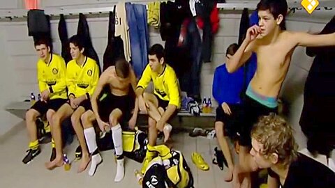 Sports Reporter Showers With Dutch Soccer Players