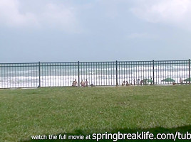 SpringBreakLife Video: Big Boobs Flashed In Public