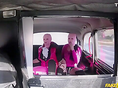 Spy Camera, Lady Dee And Jasmine Jae In Sexy Czech Criminals Have Threesome In Car After Rob