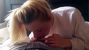 Step brother Give lessons to Step sister when Step mother is out