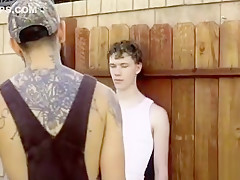 Step dad fucks Step son for STEALING HIS CIGARETTE