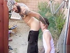 Step dad fucks Step son for STEALING HIS CIGARETTE