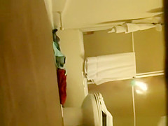 Step dad secretly films teen 18+ in bathroom