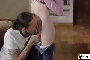 Stepbro Bangs Her Trans Stepsis Bareback