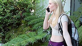 Stepdaughter seduced with a video
