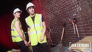 Steve Hooper, Tony James And Sasha Rose Uk In Hot Blondes That Bang Construction Workers