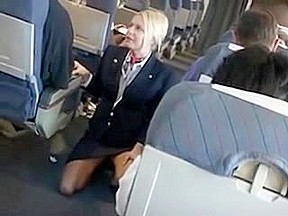 Stewardess gives supplementary service