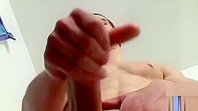 Straight jock Dante shows off body and masturbation