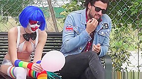 StrandedTeens - Dirty clown gets into some funny business