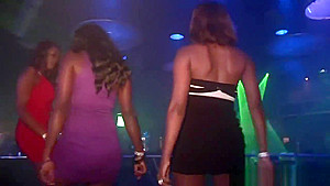 Stunning girls getting naked after the party