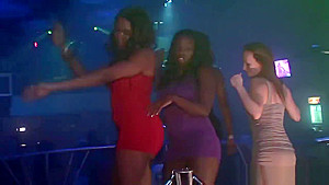 Stunning girls getting naked after the party
