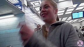 Subway Pick-up With Alessandra Jane - HeavyOnHotties