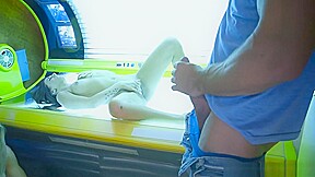Sucking Dick At The Tanning Bed
