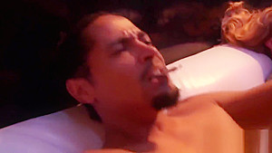 Sultry sex kittens give head and enjoy pounding and gangbang