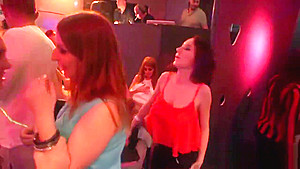 Sultry sex kittens give head and enjoy pounding and gangbang