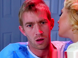 Super nurse Kagney Linn Karter heals her patient Danny D