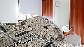 Surprise Under Sheets Then Receive Anal Sex - Intense Orgasm