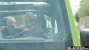 Sweet Yellow-haired Venera Gets Dped By 2 Monstrous Bbcs