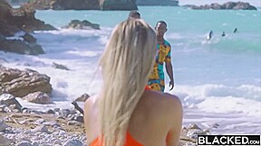 Sweet Yellow-haired Venera Gets Dped By 2 Monstrous Bbcs