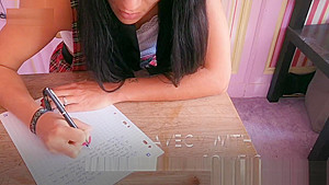 TEASER - JOI (EN sub ): Ecoute mes histoires de cul à l'école - SOLVEIG