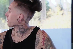 TS Casey Kisses a sweet goodbye anal sex with cumshot