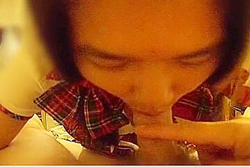 Taiwanese blowjob and tight hairy pussy