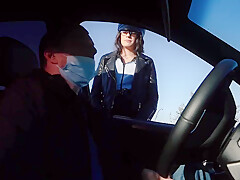 Tannyia Corrupt Cop Takes Bribe And Fucks A Driver
