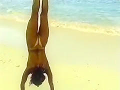 Tetona en la playa