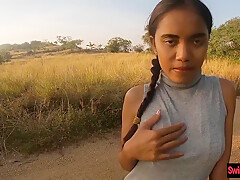 Thai Amateur teen 18+ Hottie Gets Fucked Outdoor In Public