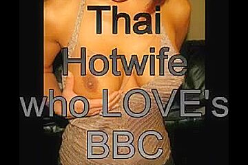 Thai wife cheating on her husband with large black schlong