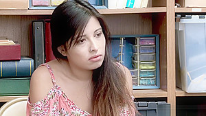 The LP Officer fucks Jasmine Gomez tight pussy sideway balls deep