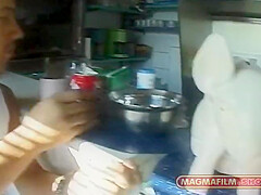 The Owner Of A Snack Bar Has A Surprise For Her Trucker Boys: Today They Get To Fuck Her Stepdaughter