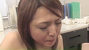 The new girl at work blows her bosses for a raise