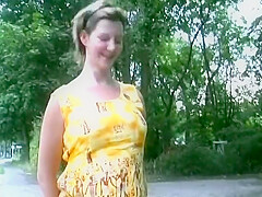 Thick German Woman Gets Warm Cum On Her Small Boobs