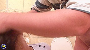 This Mature Toiletslut Gets A Mouth Full Of Cock And Piss