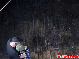 Tickled restrained submissive waterboarded