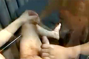 Titty tgirl pounds Blindfolded dude