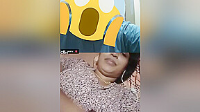 Today Exclusive- Desi Bhabhi Showing Her Boobs To Lover On Video Call 2