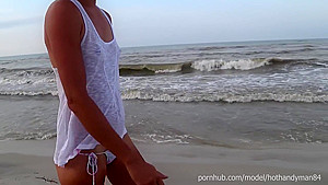 Topless Hunt For Seashells At Dawn + Bonus Photos