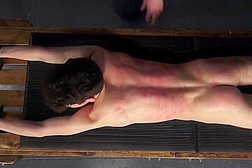 Twink Slave Racked And Whipped Hard