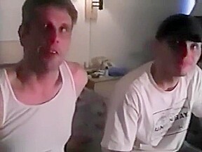 Twink seduced by two older guys