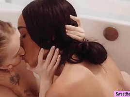Two Couples And Lick Each Other With Julie Kay And Scarlett Sage