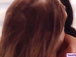 Two Couples And Lick Each Other With Julie Kay And Scarlett Sage