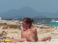 Two girls on the beach