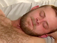 Two straight hunks paid to suck on each others cocks